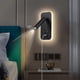 thumbnail image 4 of Led Wall Sconce, Bedside Reading Light With Switch, Usb Charging Port, Bedroom Mood Lighting Adjustable Spotlight (3w 3000k + 9w 6000k) Black, 4 of 5