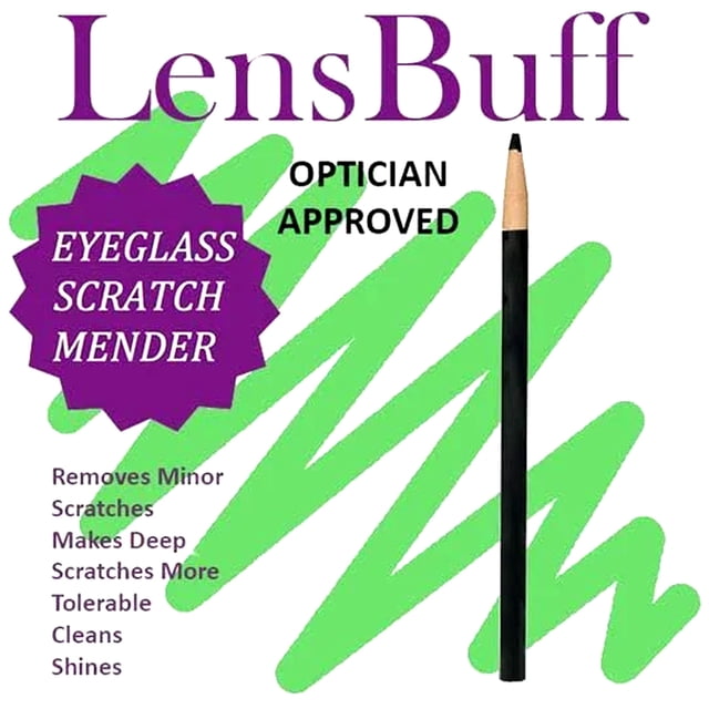 Lensbuff de Cadie Eyeglass Scratch Remover Restaurar anteojos viejos Gafas de sol Gafas Cadie 069QRAC
