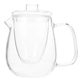 thumbnail image 2 of Glass Teapot Stovetop 18 Oz/550ml, Double Wall Clear Tea Kettle With Handle, Teapot Blooming And Loose Leaf Tea Maker Tea Brewer For Camping, 2 of 4