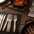 thumbnail image 6 of 250-piece biodegradable paper plate set (extra long cutlery), disposable cutlery set, eco-friendly compostable plates and utensils, including party plates, forks, knives and spoons, 6 of 7
