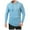 Light Blue, variant on Daznico Mens Shirts - Men's Hooded Shirts Long Sleeve Workout Sport Hoodie Casual Running T Shirt Pullover Top - Shirts for Men,Color:Orange,Size:S