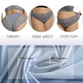 thumbnail image 4 of Cinvik 12 Packs Lace Underwear Assorted Sexy Seamless Hipster Panties, High Rise, Silky-Feeling, Cheeky Bikini Panties, 4 of 5