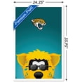 thumbnail image 3 of NFL JacksonVille Jaguars - S. Preston Mascot Jaxon DeVille Wall Poster, 22.375" x 34", Framed, 3 of 3