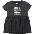thumbnail image 3 of Inktastic Papas Lil Racing Buddy Girls Baby Dress, 3 of 5