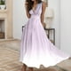 thumbnail image 2 of Vestido de playa sin mangas con cuello en V y estampado degradado de cielo estrellado para mujer - Decoración con cremallera, diseño con cinturilla, tallas S-XXL, 2 of 5