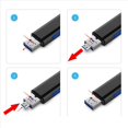 thumbnail image 4 of 4X 5 en 1 Multifuncional Otg Lector de Tarjetas Tarjeta Micro-SD / SD / USB Lector Soporte TF Android Type-C Teléfono / Computadora / Type-C Universal, 4 of 5