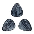 thumbnail image 2 of Exotic Plectrums - Spiderweb Jasper Stone Guitar Or Bass Pick - 3.0 mm Ultra Heavy Gauge - 351 Shape - Specialty Handmade Gemstone Exotic Plectrum - 1 Pack New, 2 of 2
