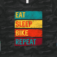 thumbnail image 4 of Inktastic Cyclist Biking Eat Sleep Bike Repeat Women's T-Shirt, 4 of 5