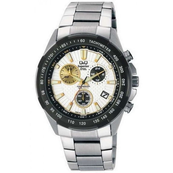 Q&Q Superior S092J401Y Men's Analog Chronograph Watch