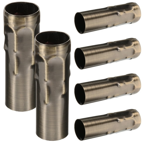 HOMEMAXS  6 Pcs Crystal Candle Covers Chandelier Tube Dimmable LED Light Bulb Fixtures Fan