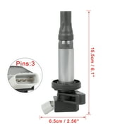 Auto Parts Ignition Coils 19500-B2050 Repair Replacement Black for Daihatsu Mira e-s 2012