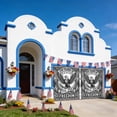 thumbnail image 4 of 250 Years Anniversary Garage Door Cover Banner 7 x 8 FT, American 1776-2026 Eagle Flag Garage Door Curtains Backdrop with Grommets for Indoor Outdoor Wall Party Porch Yard Decorations Background, 4 of 8