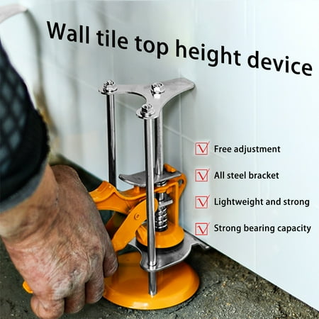 

1pcs Portable Tiles Height Adjustable Locator Adjustment Top Manual Lifting Positioning Leveler Bricklayer Wall Artifact Tool