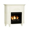 Cornell Petite Gel Fireplace, Antique White