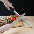 thumbnail image 2 of Diamond Knife Sharpener - Sharpener Stick - Diamond Steel Sharpener - Sharpening Kitchen Camping Tool Cutlery（44cm）, 2 of 4