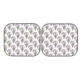 thumbnail image 7 of Goofa Tulips Flowers Pattern 2 Piece Car Windshield Sun Shade Foldable | Front Windshield Shade for Sun, Heat and UV Rays | Sunshade for Car Front Window-Medium, 7 of 7