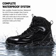 thumbnail image 4 of TREADVAULT Men's and Women's Waterproof Steel Toe Safety Work Boots, Kevlar Puncture-Resistant, Breathable, Anti-Slip, Flexible, 4 of 16