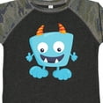 thumbnail image 4 of Inktastic Cute Monster, Blue Monster, Funny Monster, Horns Boys or Girls Toddler T-Shirt, 4 of 5