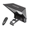 thumbnail image 1 of FEELWORLD FEELWORLD TP2A Universal Teleprompter for DSLR & Smartphone, Compact Live Streaming Tool with Magnetic Phone Clip, 8 Adapter Rings, and Remote Control (Battery Not Included), 1 of 6