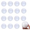 thumbnail image 1 of Bolas de espuma artesanales LOMIMOS 15 piezas de 7,5 cm blancas para bricolaje, 1 of 7