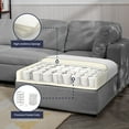 thumbnail image 6 of ZAFLY L Shaped Sofa Couch, Linen Sectional Couches with Lounge Chaise for Living Room- Dark Grey, 6 of 7