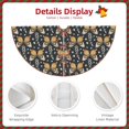 thumbnail image 3 of Teaboi Flower Butterfly for Christmas Tree Skirt, Christmas Tree Decoration Tree Skirt - Strap/Velcro Style, Home Holiday Decorations, Suitable for Christmas, Halloween-36", 3 of 6