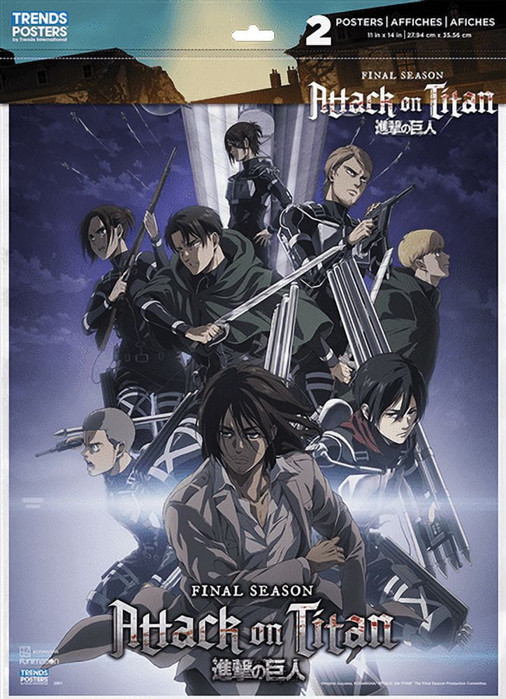 Attack on Titan The Final Season Part 2 Poster Poster – Anime Town Creations