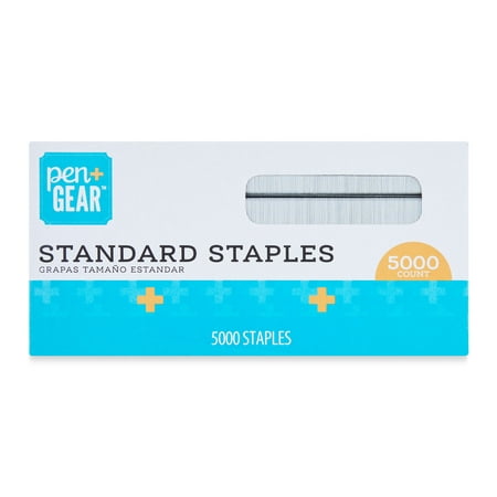 Pen+Gear Standard Staples, 5,000 Count