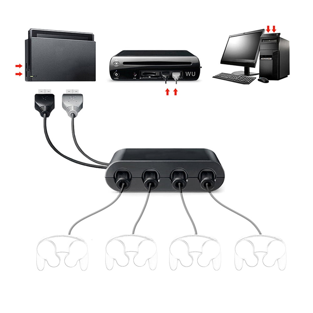 4 Port Ngc Gamecube Controller Adapter Converter For Switch Wii U Pc Walmart Com 4 Port Ngc Gamecube Controller Adapter Converter For Switch Wii U Pc Walmart Com