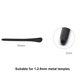 thumbnail image 5 of Puntas antideslizantes de silicona para gafas, fundas para tubos, brazos de repuesto para patillas de gafas de sol y gafas de sol con cable plano y delgado, 6 pares., 5 of 8