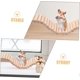 thumbnail image 3 of Interactive Wooden Ladder Bridge for Small Hamster Pets Chinchilla Climbing Accessory Rat Toy, 3 of 5