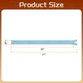 thumbnail image 2 of Uxcell 2Pcs Sewing Jacket Zippers 20 inch Resin Coats Replacement Coil Zipper for DIY Craft Bag Garment Home Textile Clothes,  Light Blue, 2 of 7