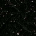 thumbnail image 4 of Womens Sequin Jacket Plus Size Sparkle Long Sleeve Jackets Front Zip Loose Blazer Bomber Coat with Pockets (Black L), 4 of 5