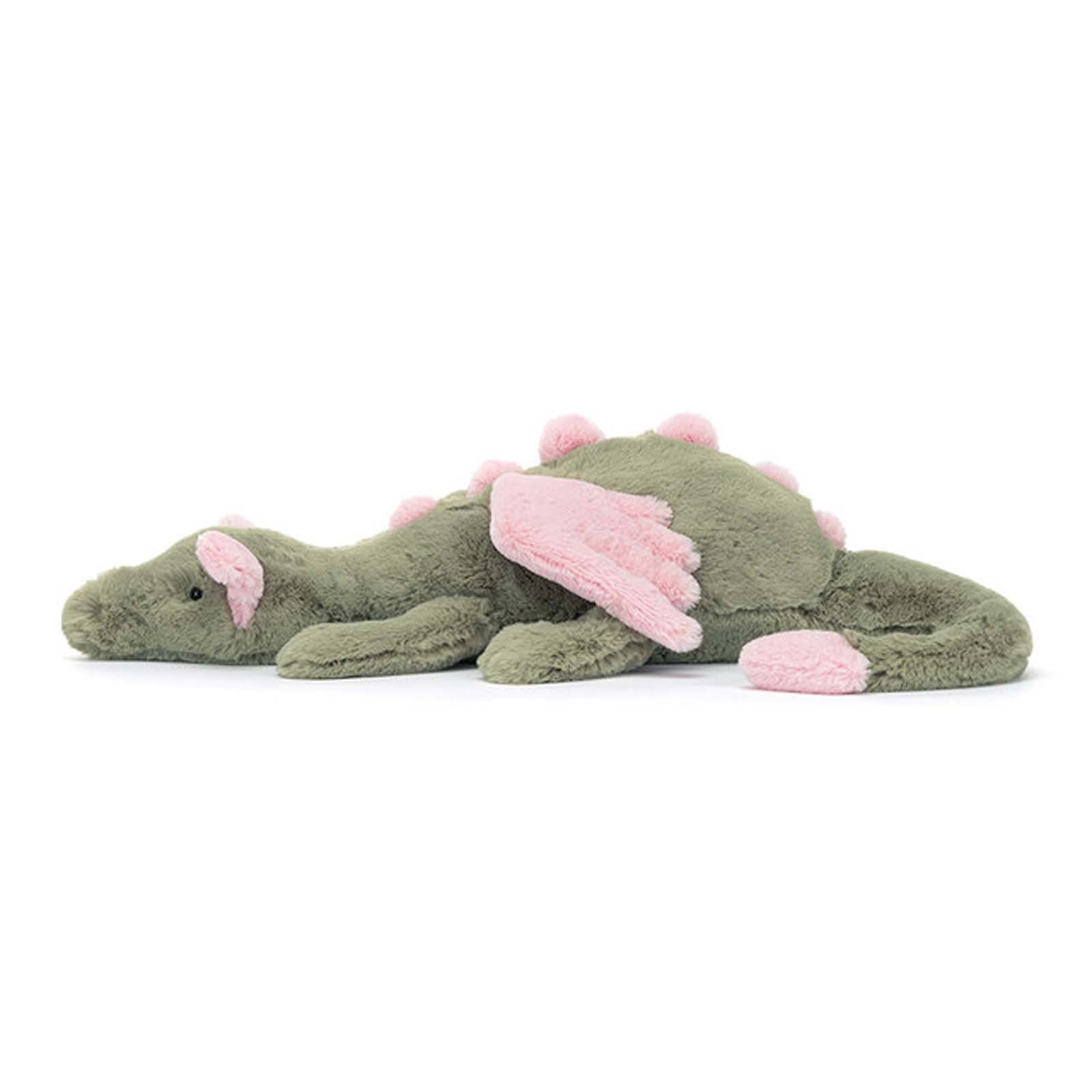 Jellycat Malachy Dragon Stuffed Animals 21.65 Inch Dragon Plush Toys for Kids