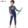 thumbnail image 4 of Eigraketly Trajes de neopreno de 2,5 MM, traje de buceo de secado rápido, pantalones largos de manga larga, cuerpo completo UPF 50, protección Deportes acuáticos azul marino S, 4 of 6