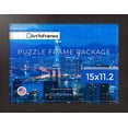 thumbnail image 4 of ArtToFrames 15x11.2 Inch - 28.5x38 CM Brown Puzzle Frame for 100 piece Puzzles.1.25 Inch Custom MDF Puzzle Frames, Coffee - Comes with Regular Glass, 4 of 7