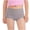 Gray, variant on Women's Cotton Panties Casual Elastic Mid Rise Underwear Breathable Seamless Hip Lift Brief