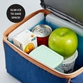 thumbnail image 6 of Cool Coolers by Fit + Fresh Slim Reusable Ice Packs for Lunch Boxes or Coolers, Multicolor, 4pk., 6 of 6
