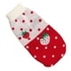 thumbnail image 2 of Suéter Para Gato, Ropa Para Mascotas, Cuello Alto, Puños Ajustados, 2 Patas, Cálido, Elegante, Patrón De Fresa Para Fiesta De Navidad, 2 of 8