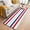 Blue, variant on 2'x6' Rug Runners for Hallways Kitchen, Blue Red Striped Non Slip Entryway Beside Floor Carpet Runner, Farmhouse Stripes Simple Art Washable Laundry Room Bedroom Throw Rugs Mat for Family Pet