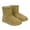 Light Tan, variant on Womens Junie Faux Fur Lined Classic Flat Ankle Boots