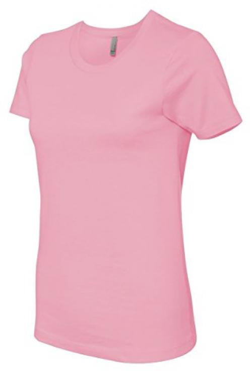 Next Level Apparel - Women's boyfriend tee style t-shirt. (Light Pink ...