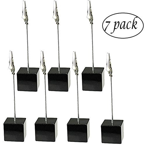 SAIKA Memo Clip Holder Stand Picture Card Note Clip Stand 7pcs for