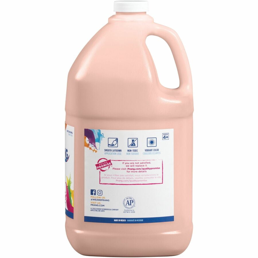 Prang Ready-to-Use Tempera Paint, 128 oz., Peach