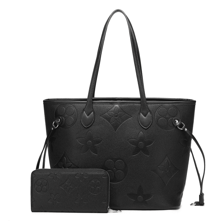 MilaKate Mujer Trabajo Viaje Bolso de Hombro en Relieve con Bolsa Interior Tamano 13 5x6 5x11 5 Walmart