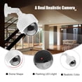 thumbnail image 4 of Cámara de seguridad simulada con forma de cúpula, cámara de seguridad falsa parpadeante, cámara con rotación de 360°, 4 of 10