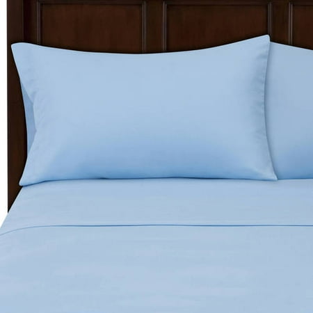Mainstays Microfiber Solid Sheet Set, Multiple Colors