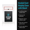 thumbnail image 2 of PSA/CGC Graded Card Acrylic Display Case with Stand - PSA Card Case - CGC Slab Case - UV Protection - Horizontal or Vertical Display, 2 of 7
