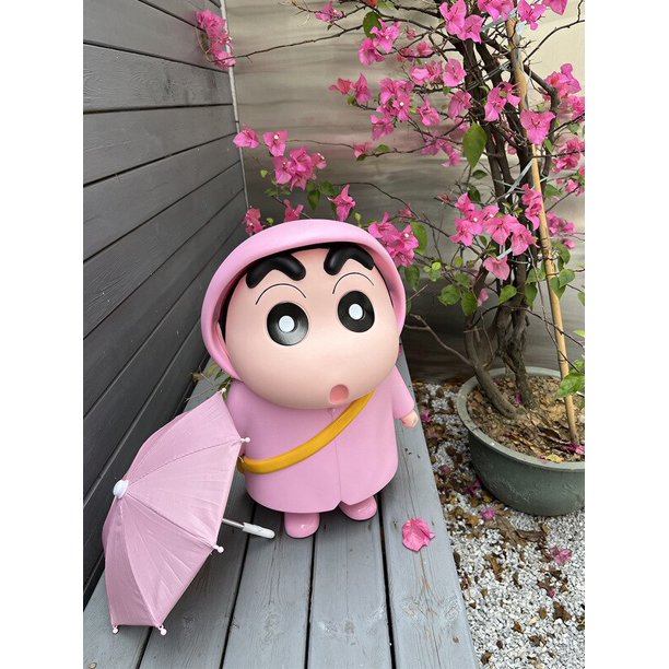 Crayon Shin-Chan Figure Car Model, Serie periférica, Adorno, Colección de mantequilla, Decoración, Regalos de cumpleaños de anime limitados, Grande, 40 cmzhangyuxiang zhangyuxiang unisex