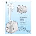 thumbnail image 2 of Algreen 75 GPH Statuary Fountain Pump, 2 of 3